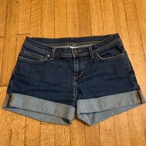 Patagonia cuffed jean shorts